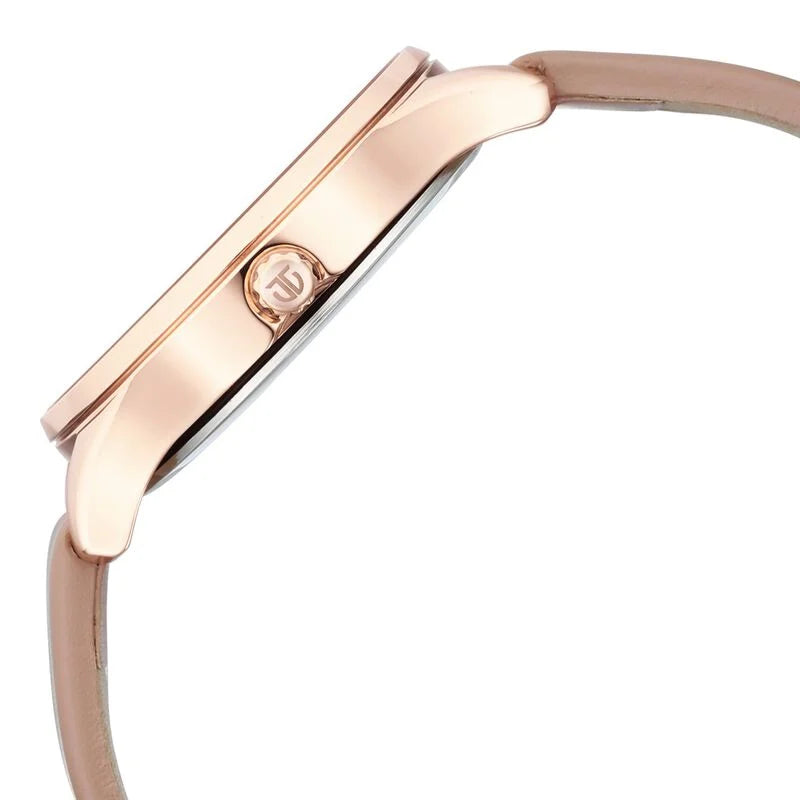 Titan Pastel Dreams Mother Of Pearl Dial Analog Leather Strap watch for Women / 2670WL03 - KRISHNA WATCH COMPANY