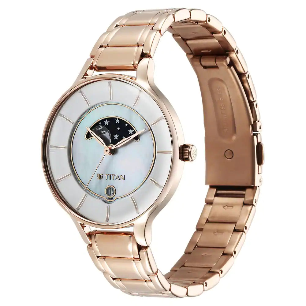 Titan Premium Workwear with White Dial Analog with Date Function 2674WM02 / NS2674WM02 - KRISHNA WATCH COMPANY