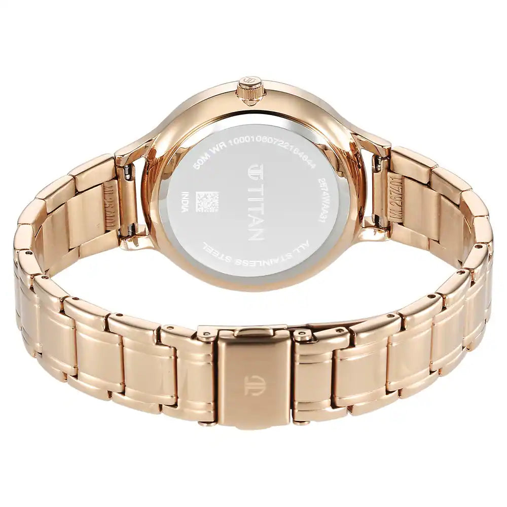 Titan Premium Workwear with White Dial Analog with Date Function 2674WM02 / NS2674WM02 - KRISHNA WATCH COMPANY