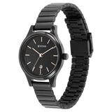 Titan Ladies Karishma Black Dial Metal Strap Watch - 2679NM01 - KRISHNA WATCH COMPANY