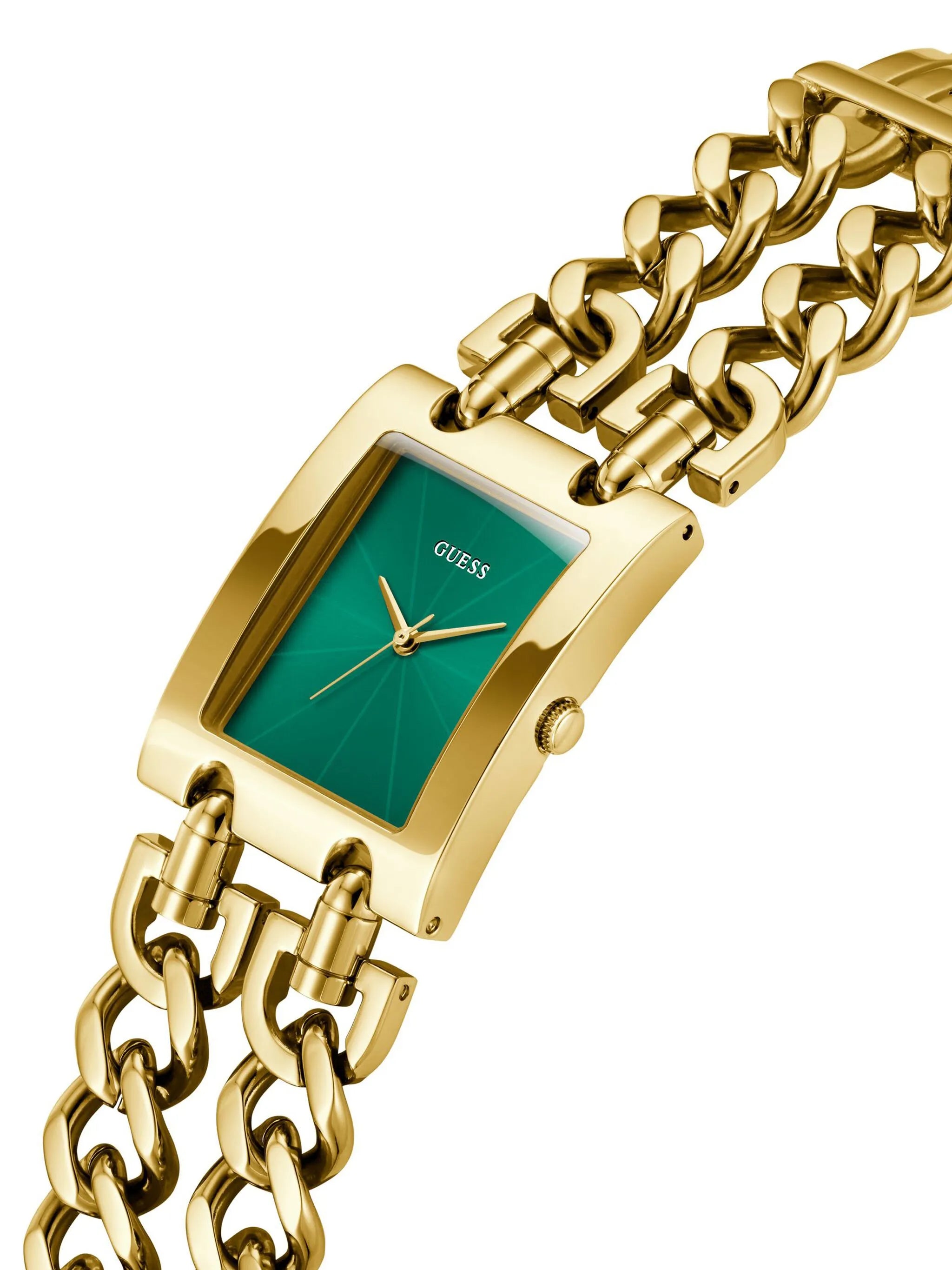 GUESS MOD HEAVY METAL Ladies Gold Tone Analog Watch - GW0740L2 - KRISHNA WATCH COMPANY
