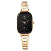 Titan Raga Chic Quartz Analog Black Dial Rose Gold Metal Strap Watch for Women - NT2687WM01