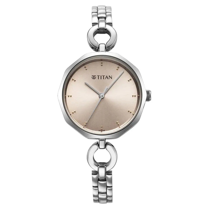 Titan Karishma Silver Dial Watch 2702SM01 - KRISHNA WATCH COMPANY