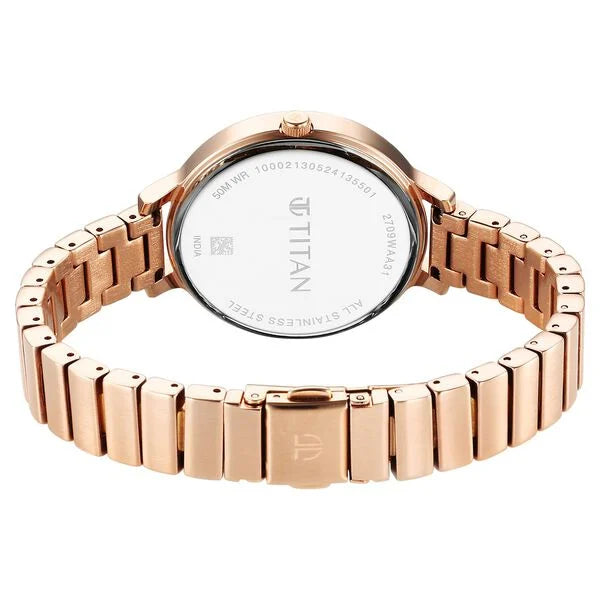Titan Secluded Quartz Analog Watch For Women - 2709WM01 - KRISHNA WATCH COMPANY