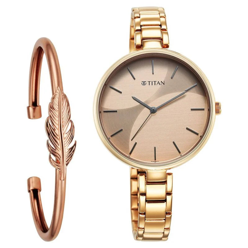 Titan Purple Stackables Quartz Analog Watch for Women - 2714WM01F - KRISHNA WATCH COMPANY