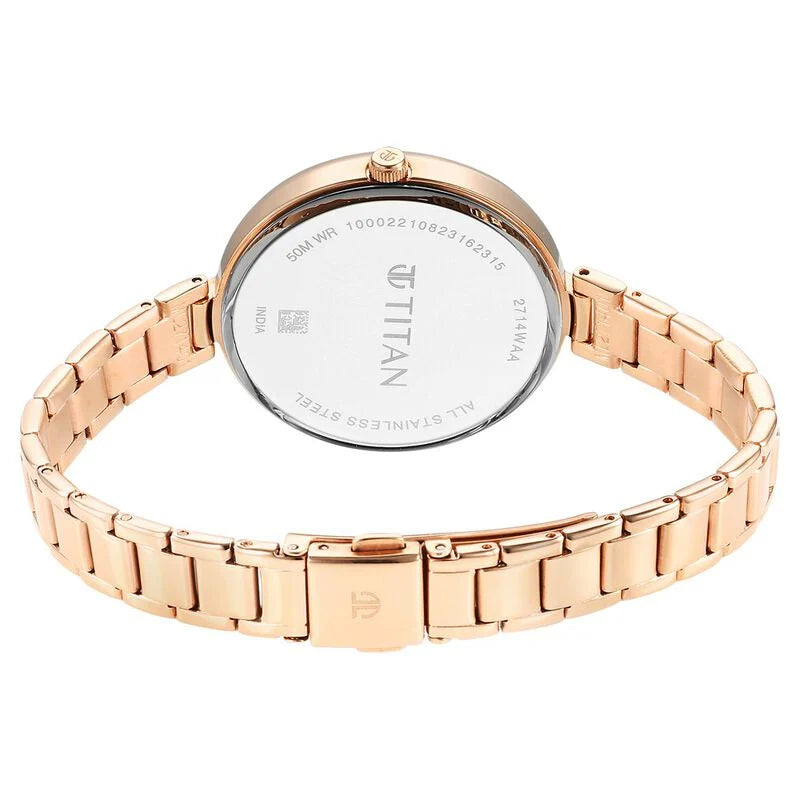 Titan Purple Stackables Quartz Analog Watch for Women - 2714WM01F - KRISHNA WATCH COMPANY