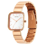 Titan Purple Stackables Quartz Analog White Dial Stainless Steel Strap Watch for Women 2715WM01F - KRISHNA WATCH COMPANY