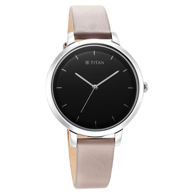 Titan Purple Stackables Quartz Analog Grey Dial Stainless Steel Strap Watch for Women 2716SL01F - KRISHNA WATCH COMPANY
