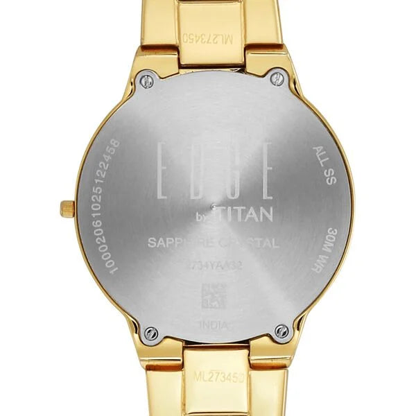 Titan Edge Gleam Quartz Analog Watch For Women 2734ym03 - KRISHNA WATCH COMPANY