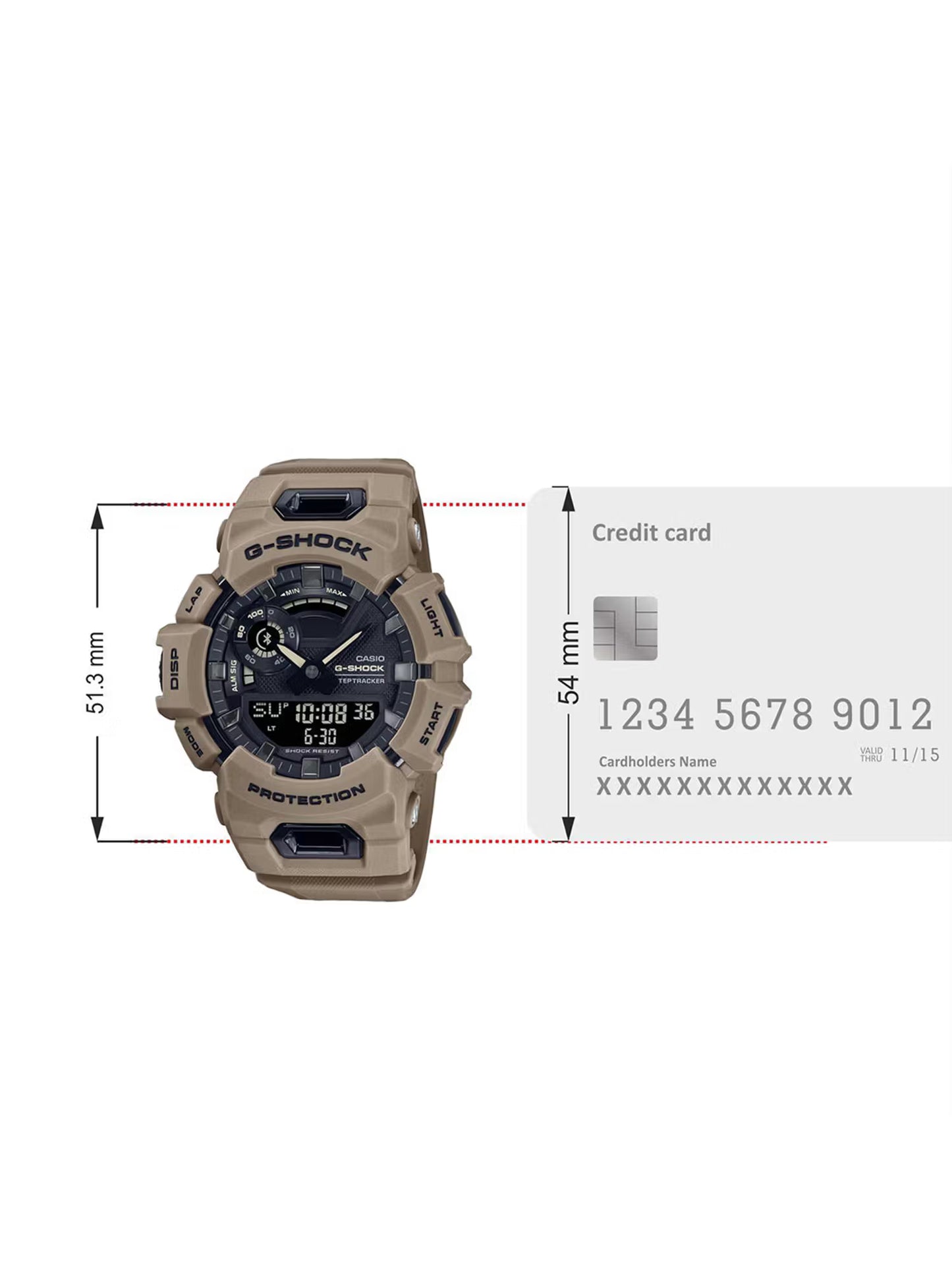 G-SHOCK Brown G-Squad Connect Men's Watch GBA-900UU-5ADR - G1250