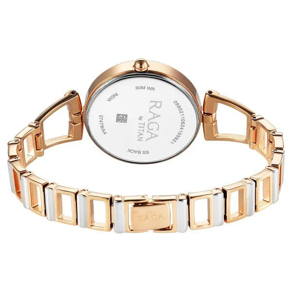 Titan Raga Ascend Quartz Analog Metal Strap Watch - 2747KM01 - KRISHNA WATCH COMPANY