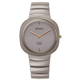 Titan Edge Squircle Quartz Analog Cream Dial Watch For Women - 2757QC03