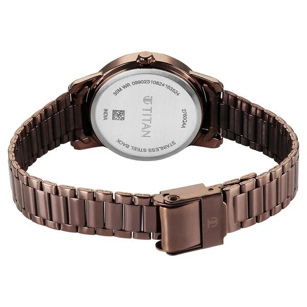Titan Karishma Quartz Analog Watch For Women - 2760QM02 - KRISHNA WATCH COMPANY