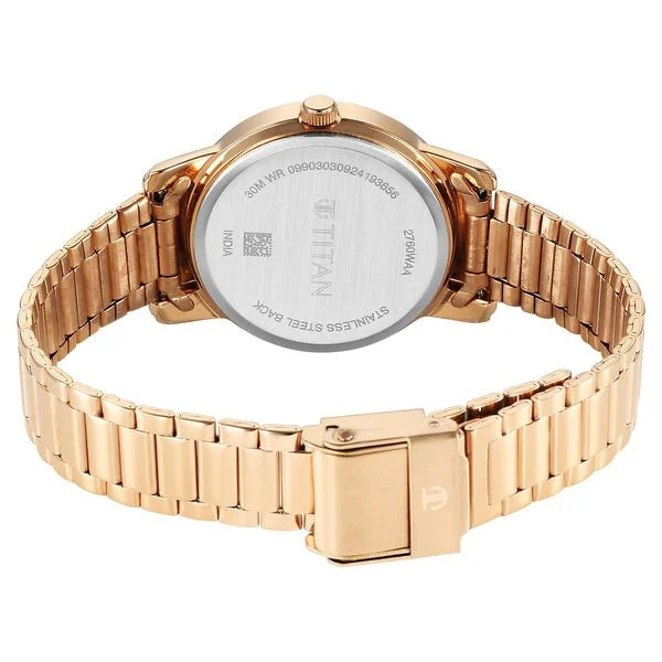 Titan Karishma Quartz Analog Watch For Women - 2760WM01 - KRISHNA WATCH COMPANY