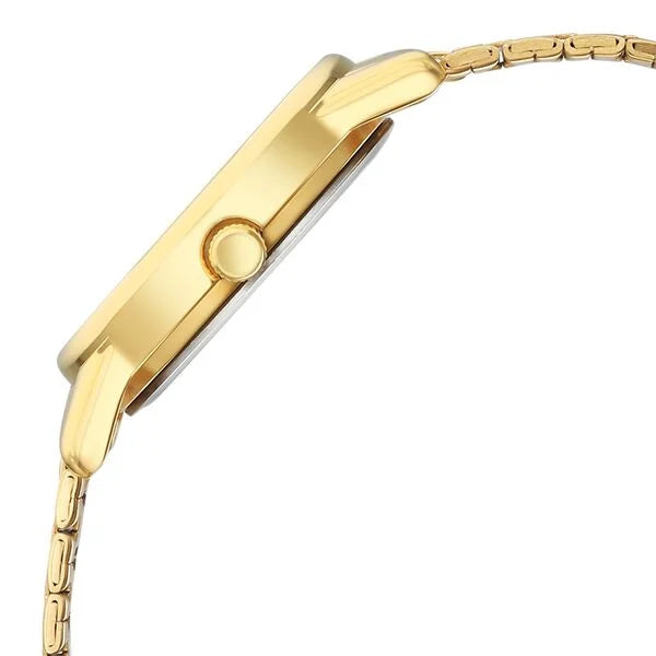 Titan Karishma Quartz Analog Silver Dial Golden Stainless Steel Strap Watch For Women 2760ym01