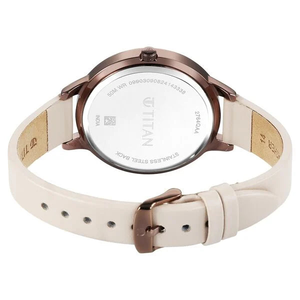 Titan Razzle Dazzle Quartz Analog Watch For Women - 2764QL01 - KRISHNA WATCH COMPANY