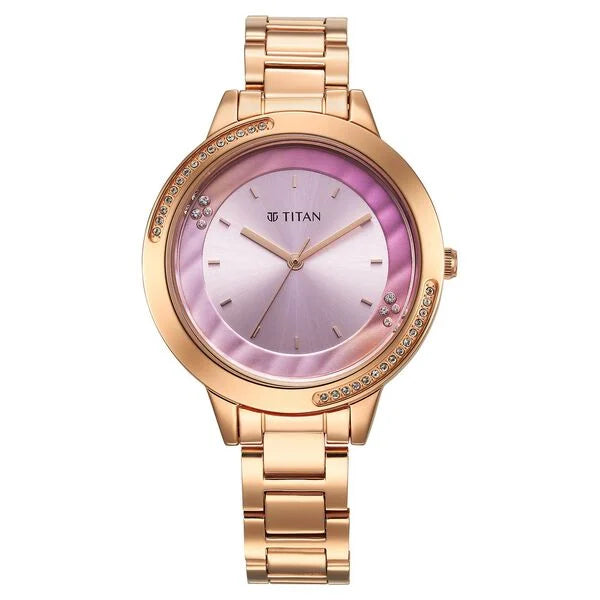 Titan Razzle Dazzle Quartz Analog Watch For Women 2764wm01 - KRISHNA WATCH COMPANY