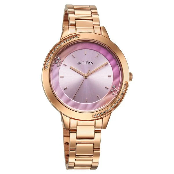 Titan Razzle Dazzle Quartz Analog Watch For Women 2764wm01 - KRISHNA WATCH COMPANY
