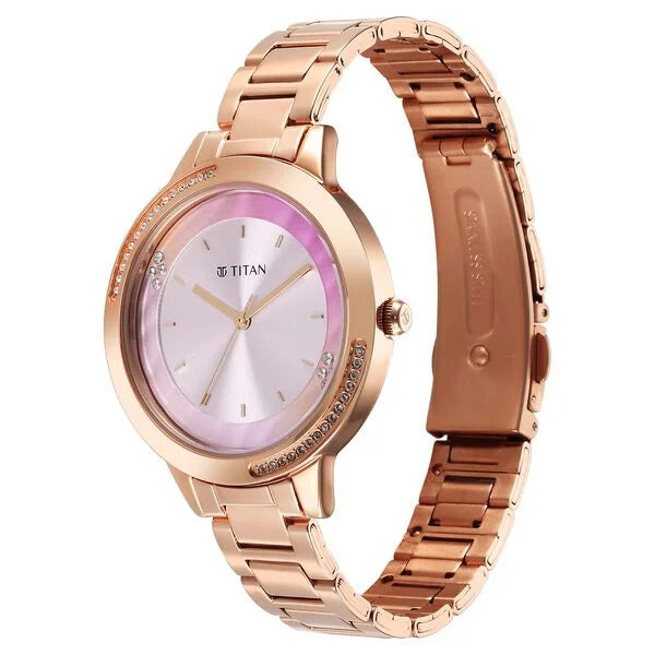 Titan Razzle Dazzle Quartz Analog Watch For Women 2764wm01 - KRISHNA WATCH COMPANY
