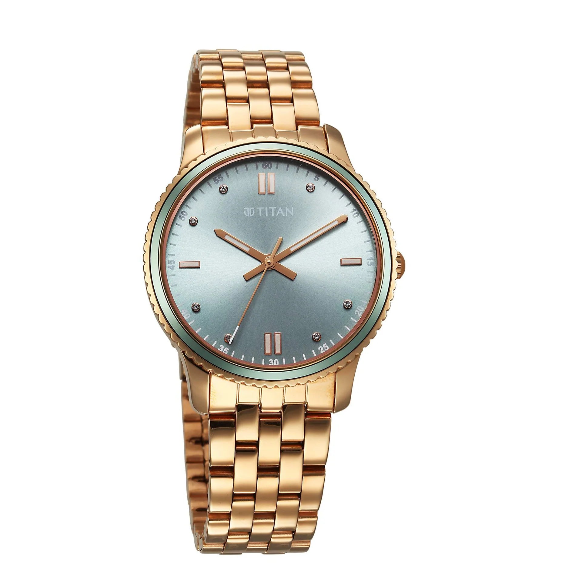 TITAN Purple Sports Fashion Analog Watch - 2766KM01 - KRISHNA WATCH COMPANY