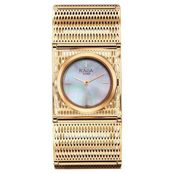 Titan Raga Ethereal Quartz Analog Watch For Women - 95300WM01 - KRISHNA WATCH COMPANY