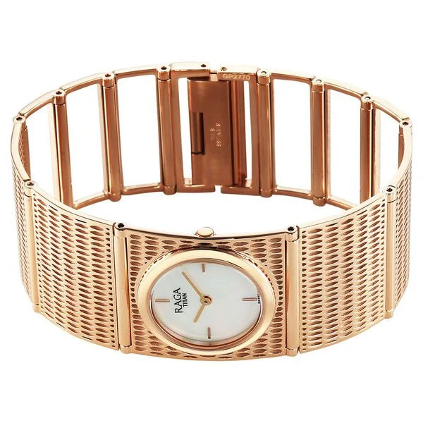 Titan Raga Ethereal Quartz Analog Watch For Women - 95300WM01 - KRISHNA WATCH COMPANY