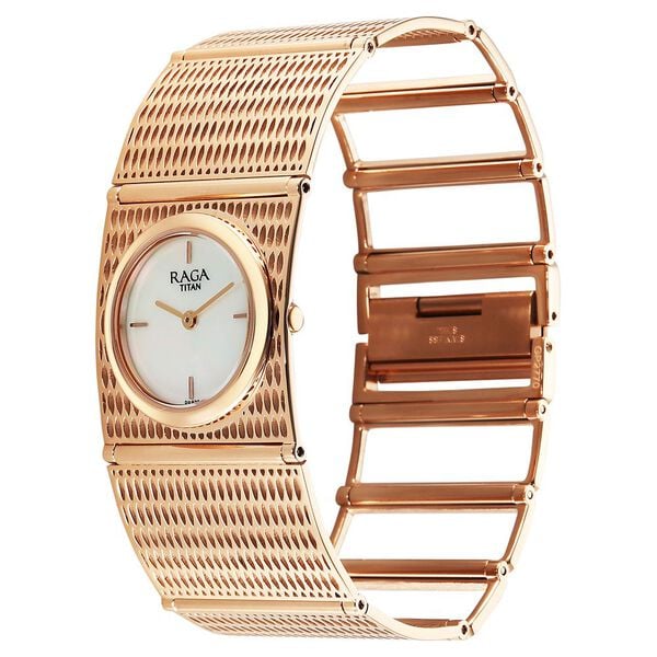 Titan Raga Ethereal Quartz Analog Watch For Women - 95300WM01 - KRISHNA WATCH COMPANY