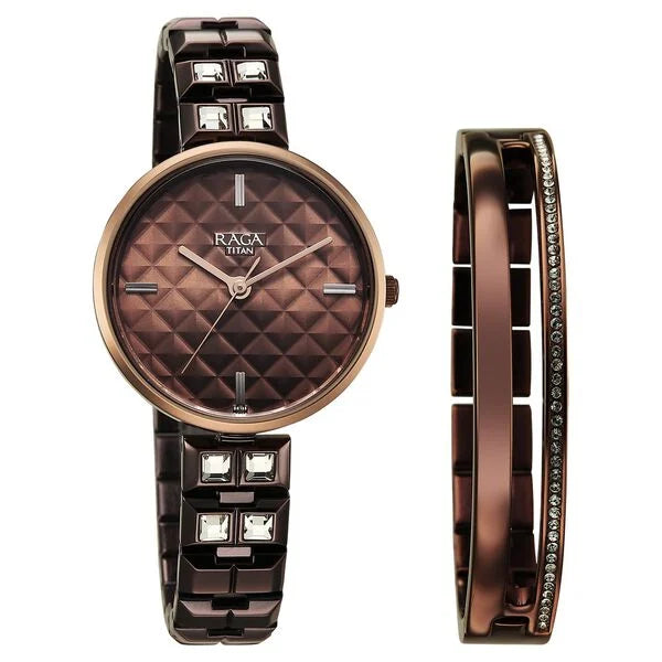 Titan Raga Contempore Watch For Women 2775qm01f
