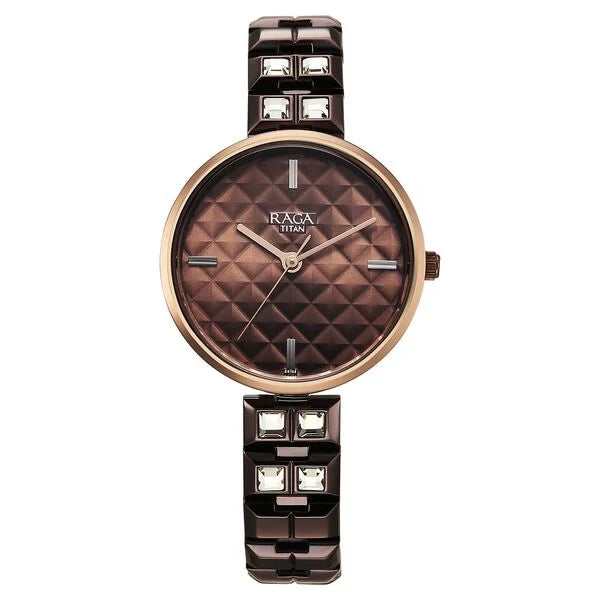 Titan Raga Contempore Watch For Women 2775qm01f - KRISHNA WATCH COMPANY