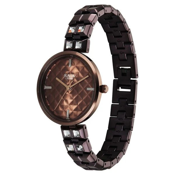 Titan Raga Contempore Watch For Women 2775qm01f - KRISHNA WATCH COMPANY