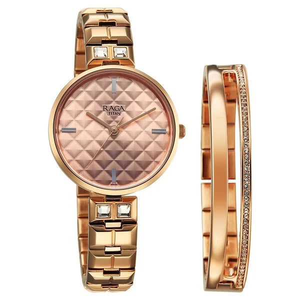 Titan Raga Contempore Watch For Women 2775wm01f