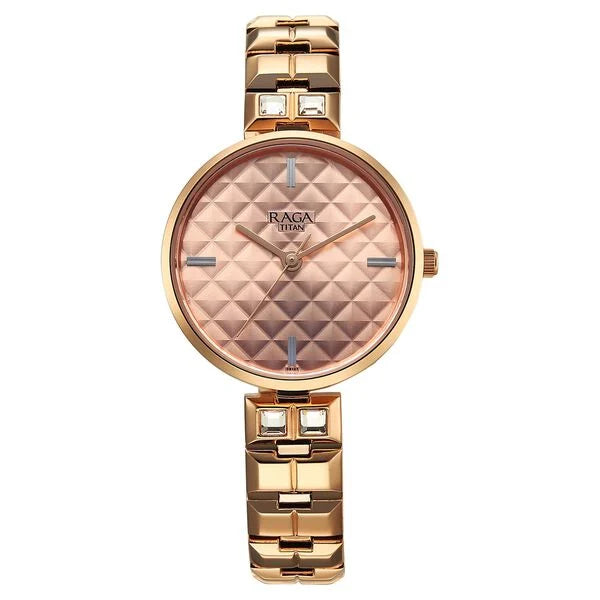 Titan Raga Contempore Watch For Women - 2775WM01F - KRISHNA WATCH COMPANY