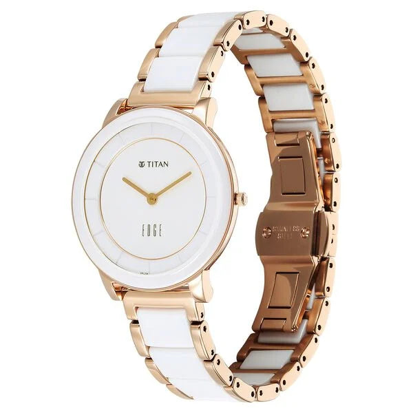 Titan Edge Melange Quartz Analog Watch For Women 2777KD03 - KRISHNA WATCH COMPANY