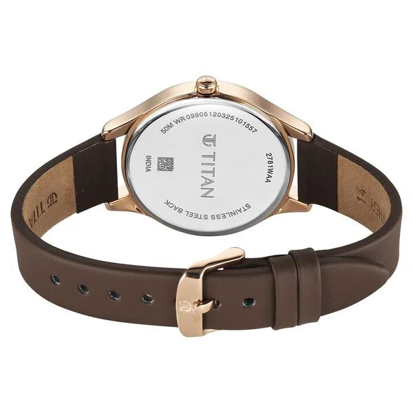Titan Neo Quartz Analog Watch For Women - 2781WL02 - KRISHNA WATCH COMPANY