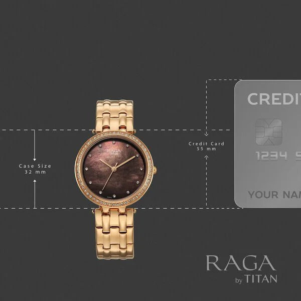Titan Raga DEC Blaze Quartz Analog Watch For Women - 2793WM01 - KRISHNA WATCH COMPANY