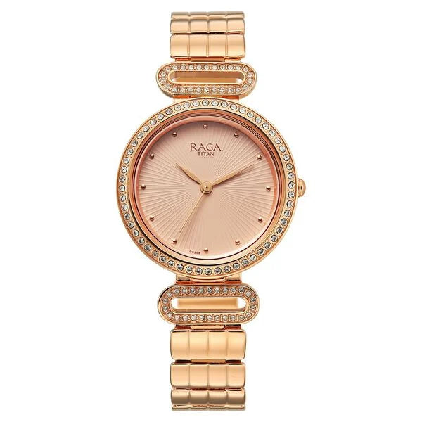 Titan Raga DEC Blaze Quartz Analog Watch For Women - 2796WM01 - KRISHNA WATCH COMPANY