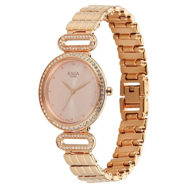 Titan Raga DEC Blaze Quartz Analog Watch For Women - 2796WM01 - KRISHNA WATCH COMPANY