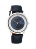 Titan Yin & Yang Blue Dial Analog Leather Strap Watch For Men 1825Sl04