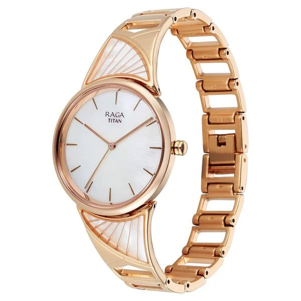 Titan Raga Power Pearls Quartz Analog Watch For Women 2810wm01f - KRISHNA WATCH COMPANY