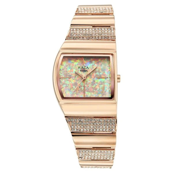 Titan Raga Opalesque Quartz Analog Multicoloured Dial Watch For Women 2813wm02