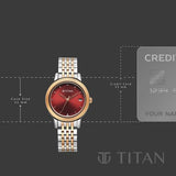 Titan Karishma Quartz Analog Watch For Women - 2968KM01 - KRISHNA WATCH COMPANY