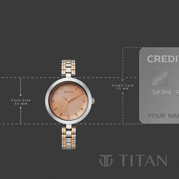 Titan Karishma Quartz Analog Watch For Women - 2969KM01 - KRISHNA WATCH COMPANY