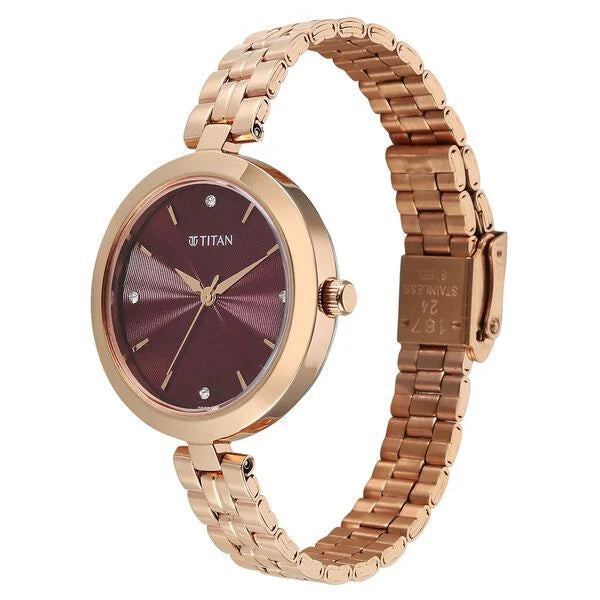 Titan Karishma Quartz Analog Watch For Women - 2969WM01 - KRISHNA WATCH COMPANY