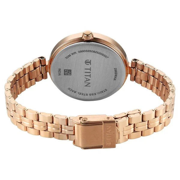 Titan Karishma Quartz Analog Watch For Women - 2969WM01 - KRISHNA WATCH COMPANY