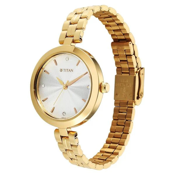 Titan Karishma Quartz Analog Watch For Women - 2969YM01 - KRISHNA WATCH COMPANY