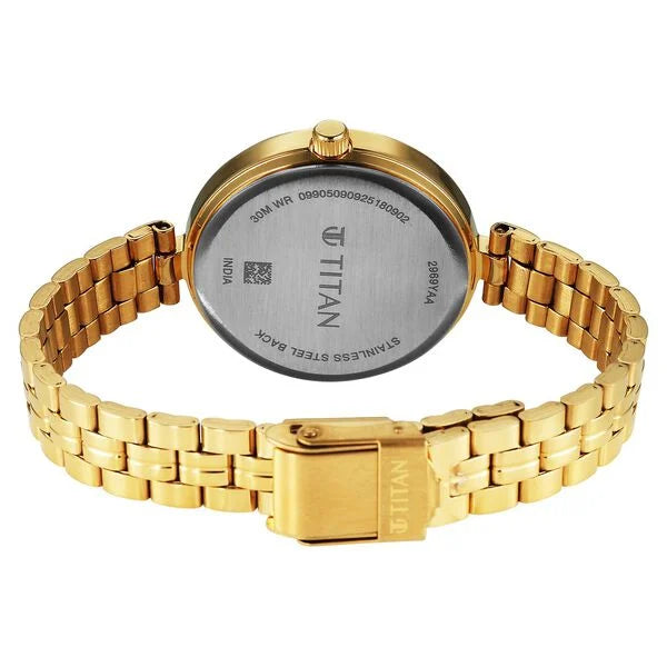 Titan Karishma Quartz Analog Watch For Women - 2969YM01 - KRISHNA WATCH COMPANY