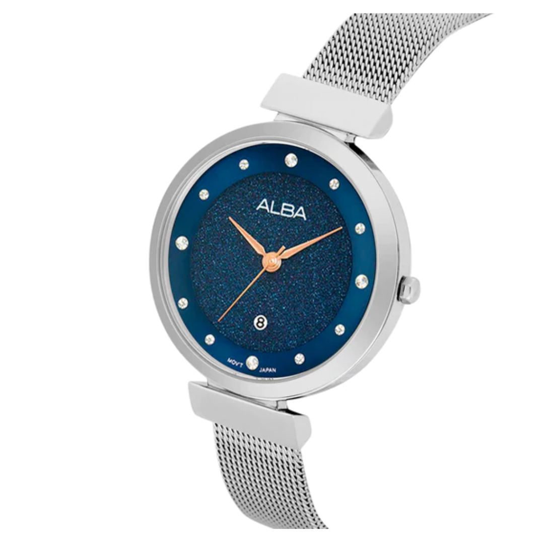 ALBA Blue Shimmer Ladies Watch AH7CA3X1 - KRISHNA WATCH COMPANY
