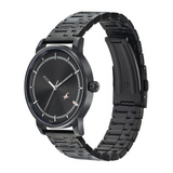 Fastrack Style Up Grey Dial Stainless Steel Strap Watch for Guys - 3278NM01