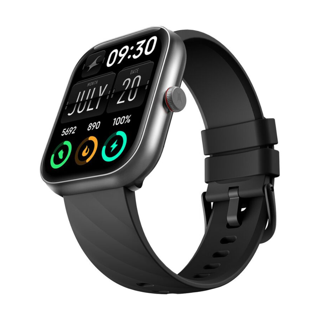 Fastrack Kruz+ 1.91 Inch Super HD Display with Functional Crown and SingleSync BT Calling Smart Watch for Unisex 38104PP02 - KRISHNA WATCH COMPANY