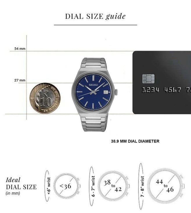 SEIKO Dress Watch for Men SUR555P1 - KRISHNA WATCH COMPANY